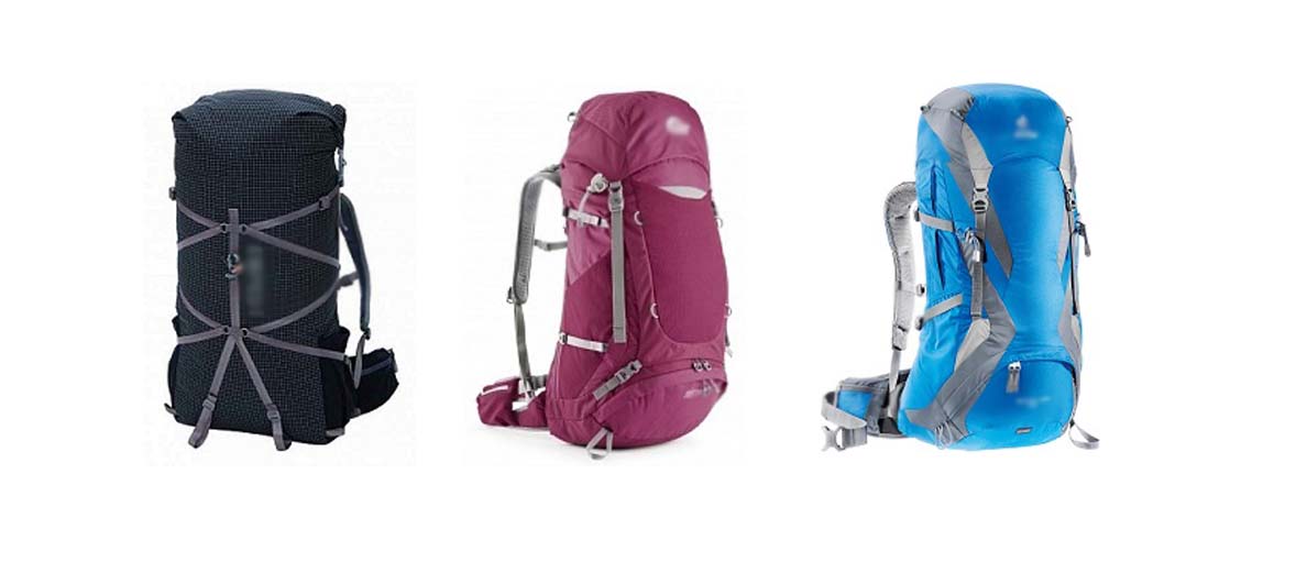 Trekking backpacks