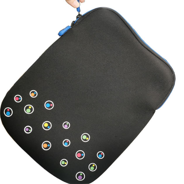 Hand held neoprene liner iPad bag