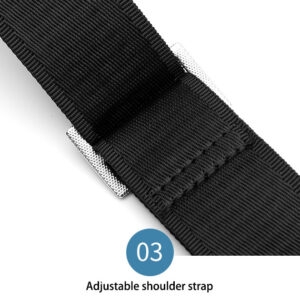 Messenger bag with adjustable shoulder strap