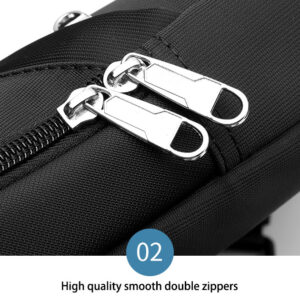 High quality bag with zipper around