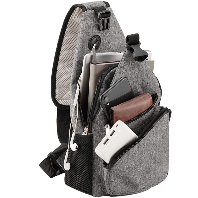 Custom sling backpack